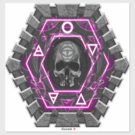 Adesivo Selos e selos de crânio