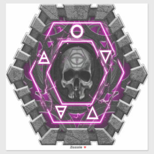 Adesivo Selos e selos de crânio