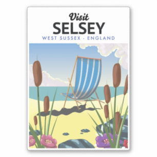Adesivo Selsey West Sussex Inglaterra 