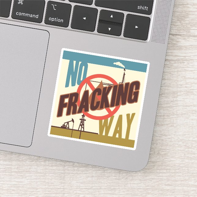 Adesivo Sem Caminho de Fracking (Detalhe)