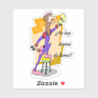 Adesivo Sem drama de feno de lama! 2