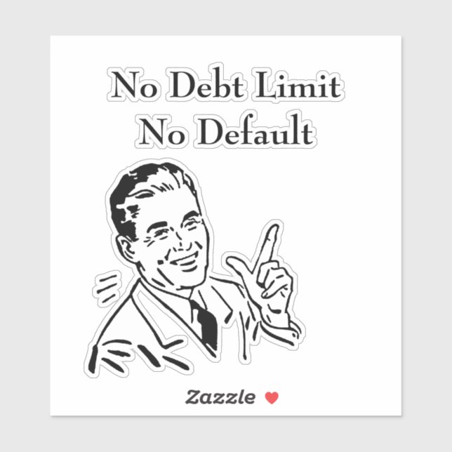 Adesivo Sem Limite de Dívida, Sem Padrão (Folha)