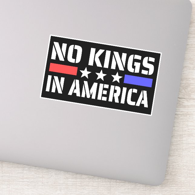 Adesivo Sem Reis Na América - Anti-Monarquia (Detalhe)