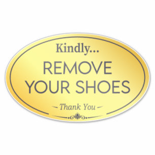 Adesivo Sem sinal de Calçados