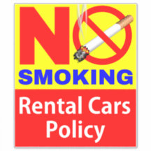 Sem Sinal De Fumagem Para Carros De Aluguel