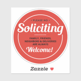 Adesivo Sem Solicitação (Editável) Porta frontal de 4" Vin