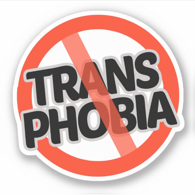 Adesivo Sem Transfobia (Frente)