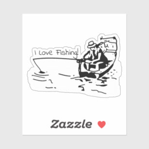 Adesivo Semana De Pesca - Adoro Pescar!