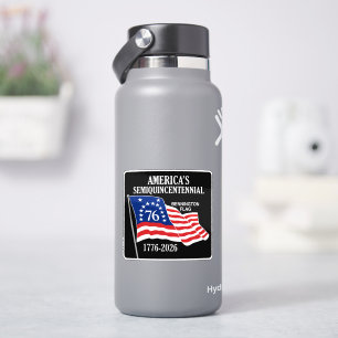 Adesivo Semiquinentenário Americano 1776-2026 EUA 250