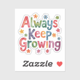 Adesivo Sempre crescendo