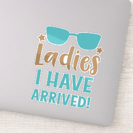 Adesivo Senhoras Que Cheguei, Óculos De Sol, Estrelas