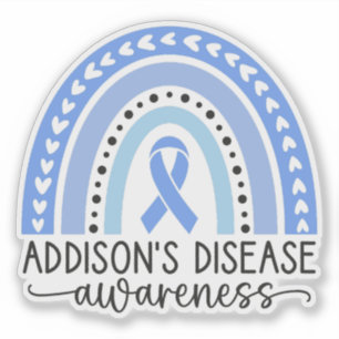Adesivo Sensibilização de Addison Arco-Íris, Doença Rara