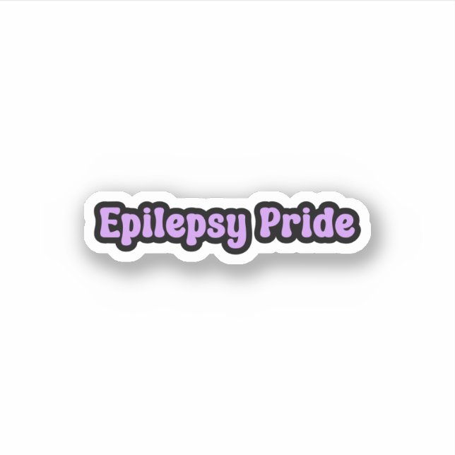 Adesivo Sensibilização do Orgulho Epilepsia (Frente)