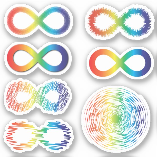 Adesivo Sensibilização para a Neurodiversidade | Aceitação (Frente)