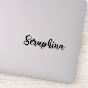 Adesivo Seraphina Name - Caligrafia manuscrita