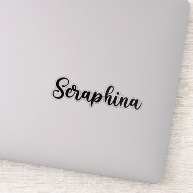 Adesivo Seraphina Name - Caligrafia manuscrita (Detalhe)