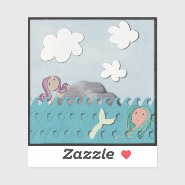 Adesivo Sereias (Folha)