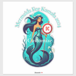 Adesivo Sereias Para Kamala 2024 Thunder_Cove