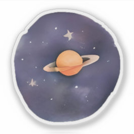 Adesivo Serenata de Saturno: Cores Cósmicas