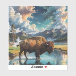 Adesivo Serenidade em Selvagens - Buffalo