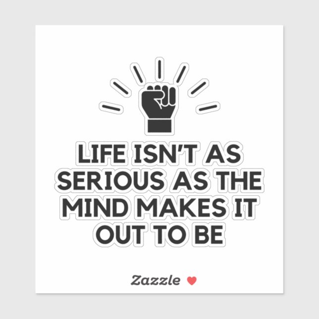 Adesivo Sério (Folha)