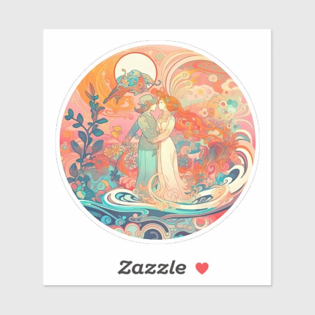 Adesivo Seu Amor, Seu Caminho (Folha)