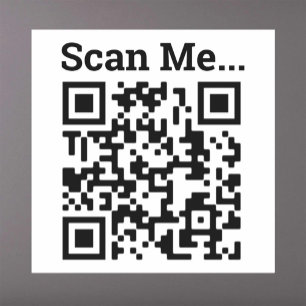 Adesivo Seu Autocolante de código QR da sua empresa