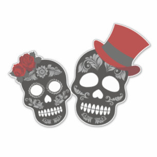 Adesivo Seu crânio de açúcar