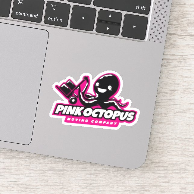 Adesivo Seu logotipo à prova d'água (Detalhe)