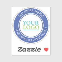 Adesivo Seu logotipo, barramento. Nome Endereço ou Qualque