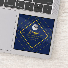 Adesivo Seu logotipo e modelo de design personalizável