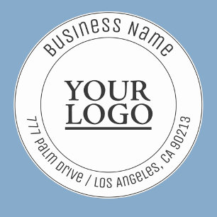 Adesivo Seu logotipo, nome comercial, endereço ou qualque