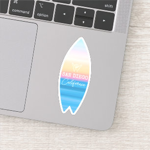 Adesivo Shaka Sinal de Mão San Diego Sunset Surf