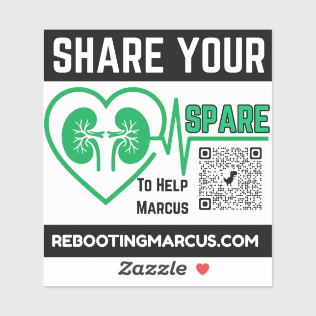 Adesivo Share Your Spare Sticker (Folha)