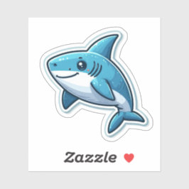Adesivo Shark Drawing: Deep Water Sticker #11