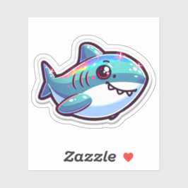 Adesivo Shark Drawing: Deep Water Sticker #12