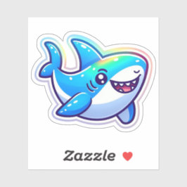 Adesivo Shark Drawing: Deep Water Sticker #4