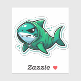 Adesivo Shark Drawing: Deep Water Sticker #5