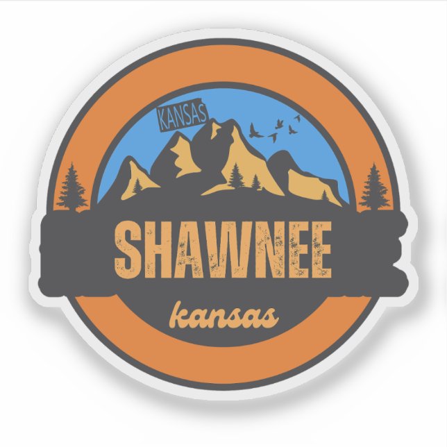 Adesivo Shawnee, Kansas (Frente)