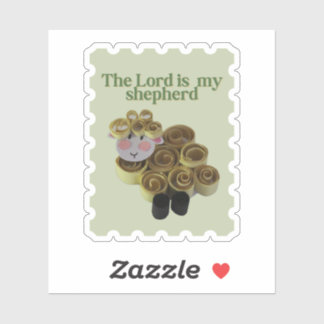Adesivo Sheep stamp sticker christian