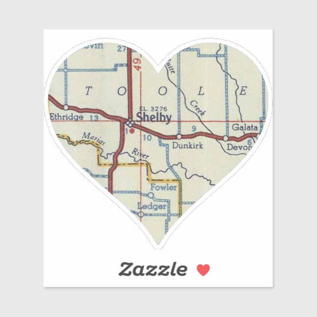 Adesivo Shelby Montana (Folha)