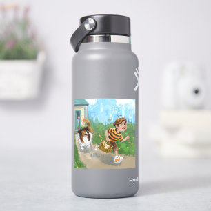 Adesivo Sheldon e Davie Adventure