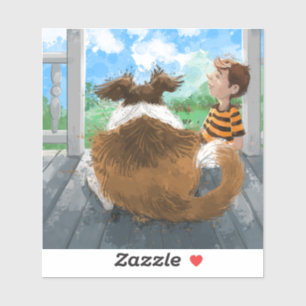 Adesivo Sheldon e Davie Relaxing