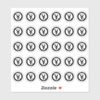 Adesivo Shellfish Free Wedding Place Card Food Allergy