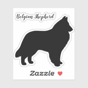 Adesivo Shepherd Sheepdog Dog Silhouette Sticker