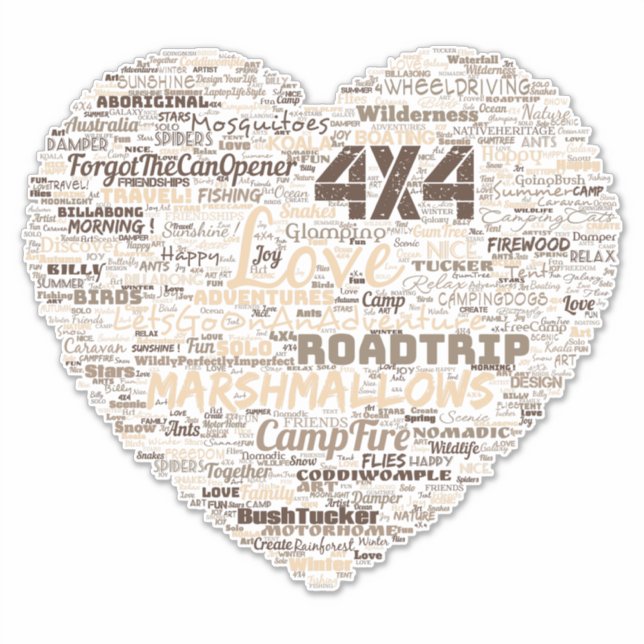 Adesivo Shepos Adoram Arte Cardíaca. (Frente)