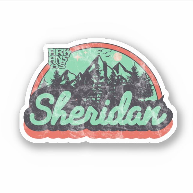 Adesivo Sheridan, Arkansas Sticker (Frente)