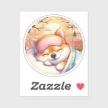 Shiba Inu Dormindo, Shiba Inu Sticker