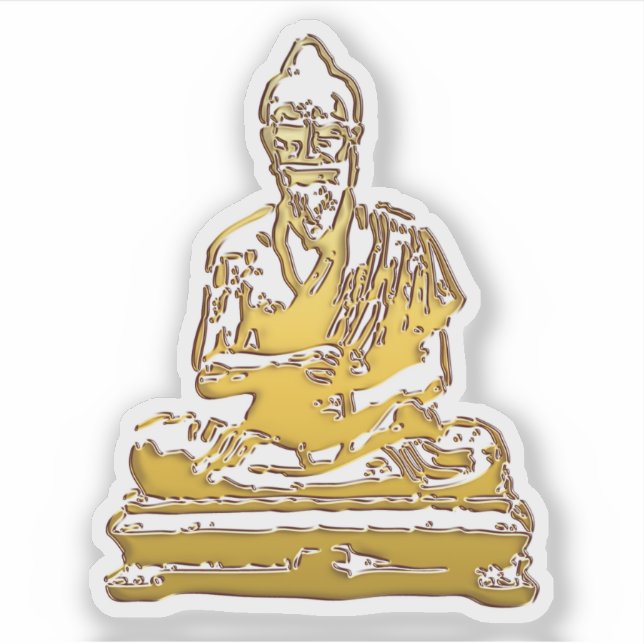 Adesivo Shivago Komarpaj Buddha da Massagem Tailandesa (Frente)