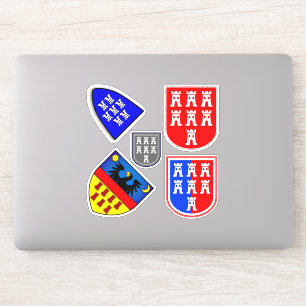 Adesivo Siebenbürger Wappen Sticker